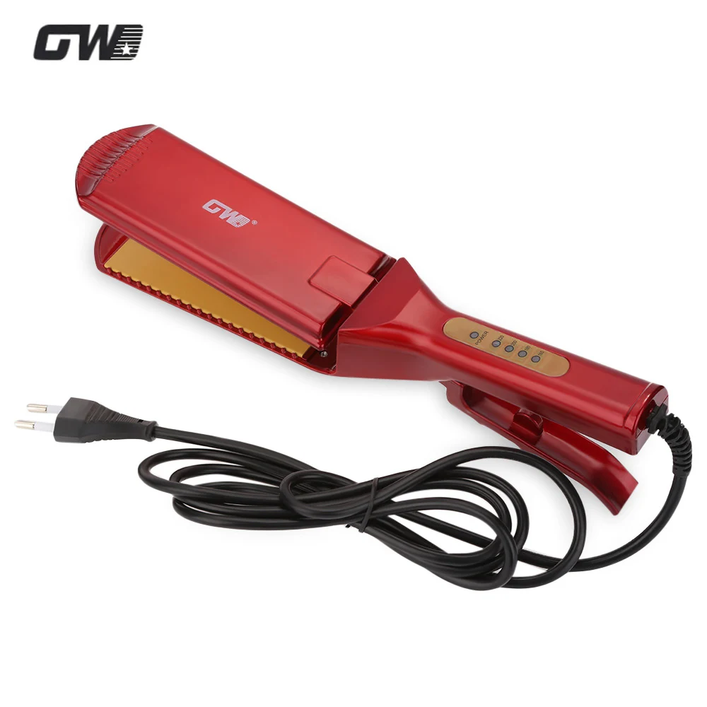 GW 7004 Electric Professional Hair Flat Iron Straightening Oversize