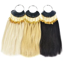 90 шт человеческие волосы цвет кольца человеческие волосы цвет диаграмма цвет волос образцы волос кольцо