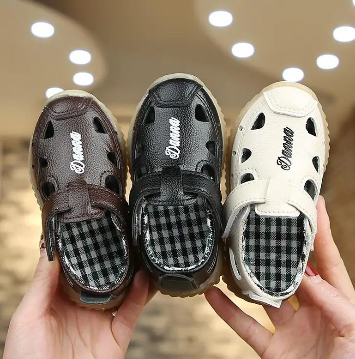 

Boy sandals 2019 summer new Korean children's beach shoes baby casual sandals fashion tide