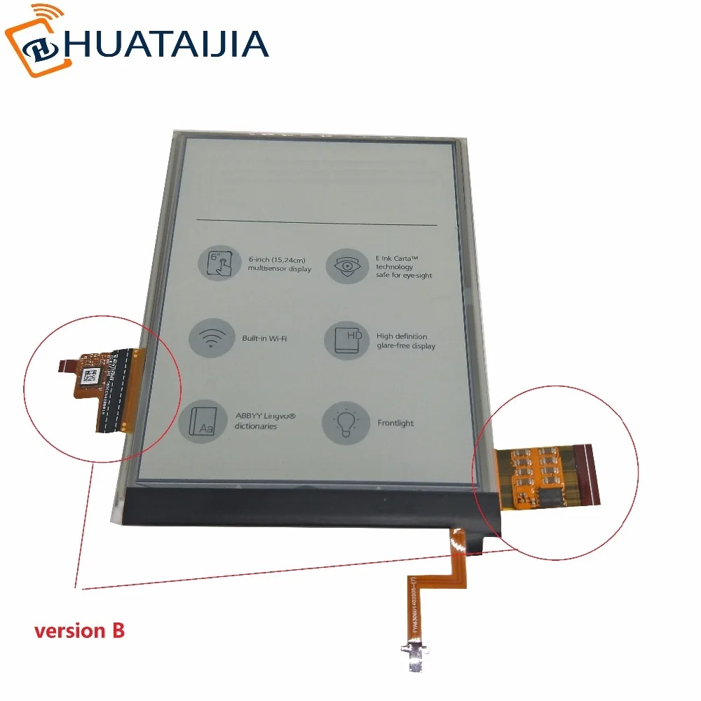 Продажа 6 дюймов ED060XD4 Сенсорная панель и ЖК экран с подсветкой для Onyx BOOX C67ML DarWin Reader matrix для Onyx BOOX Caesar