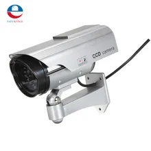Solar Power Dummy Fake CCTV Security Surveillance Outdoor Flash LED CCD Camera For Homes Business New