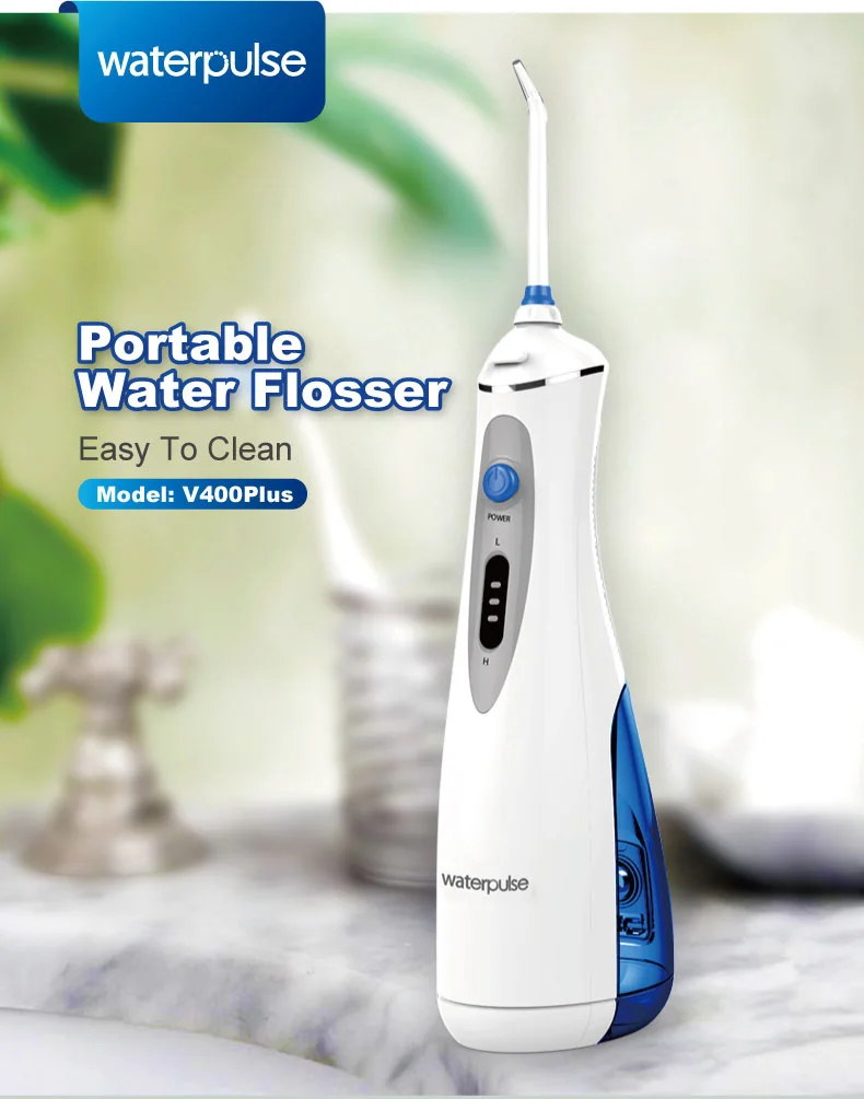 

Oral irrigator V400 Portable Dental Flosser Cordless Oral Irrigator With Travel Case 240ML Rechargeable Flosser Teeth