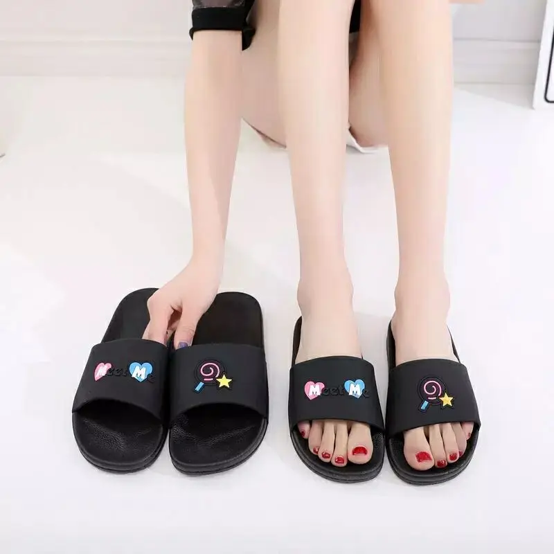 

STRAVEL Women Summer Sandals Solid Flat Bath Slippers Indoor & Outdoor Slippers Indoor Home Bathing Sandals and Slippers S0820