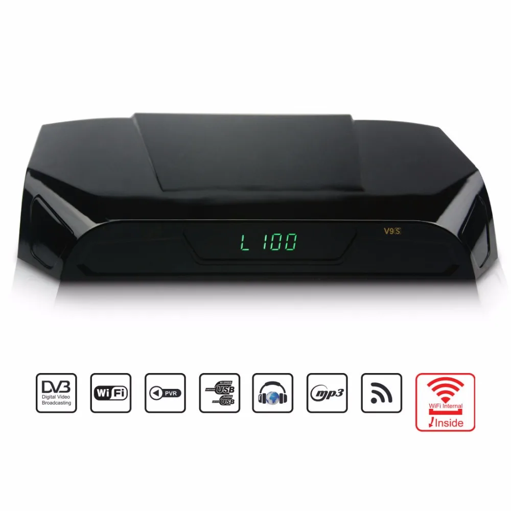 

HOT SOLOVOX V9S DVB-S2 HD Satellite Receiver USB Port WEB TV USB Wifi Build in Support IPHD Xtream Wheel IPTV youtube youporn