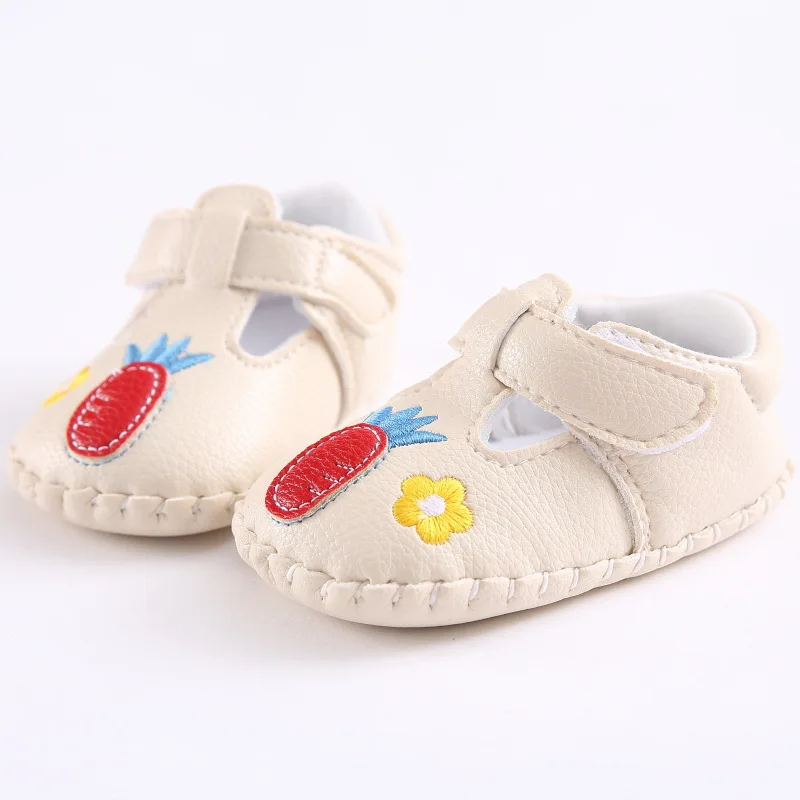 Весенне-осенняя нескользящая обувь с резиновой подошвой для маленьких девочек 0-1 лет