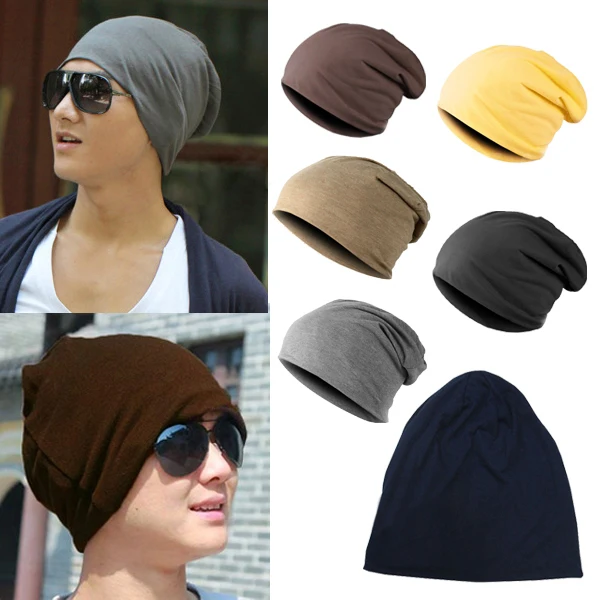 

Candy Color Men Fashion Beanies Ski Crochet Slouch Hat Cap Hot JL