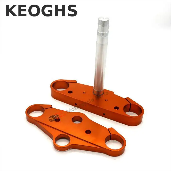 Keoghs мотоциклетные тройные деревья Cnc алюминиевая верхняя и бутылочная зажим для