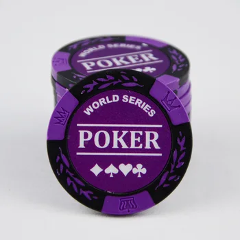

25 pcs/set Poker Chips Texas Hold'em 14g Clay Round POKER No Value Casino Coins Poker Wholesale
