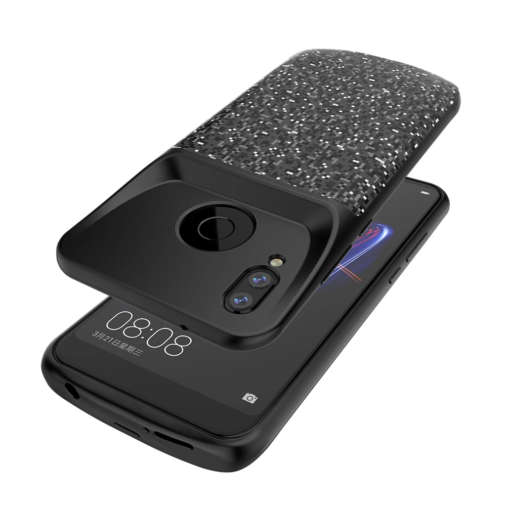 4700mAh Portatil Mobile Charger Portable Extra Battery For huawei p20 lite Power bank Pack Charging Case Cover Luxmo (9)