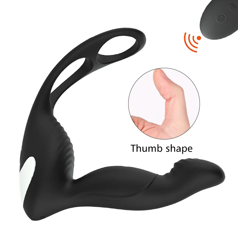 Plug Anal Male Prostate Massage & Silicone Tail Stimulator Butt Delay Ejaculation Ring Gay Sex Toys |