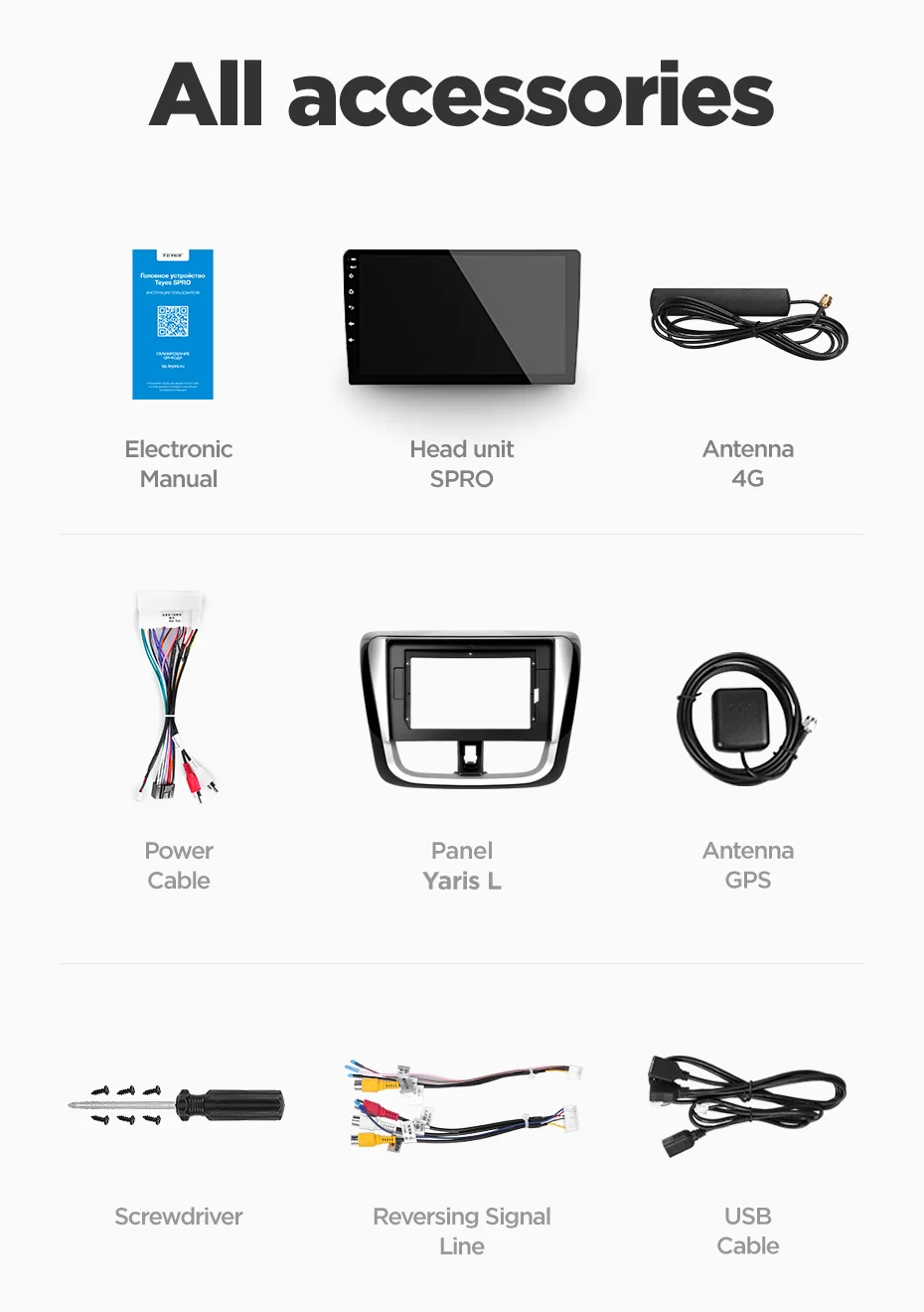 Cheap TEYES SPRO For Toyota Yaris L 2016-2019 Car Radio Multimedia Video Player Navigation GPS Android 8.1 Accessories Sedan No dvd 2 26