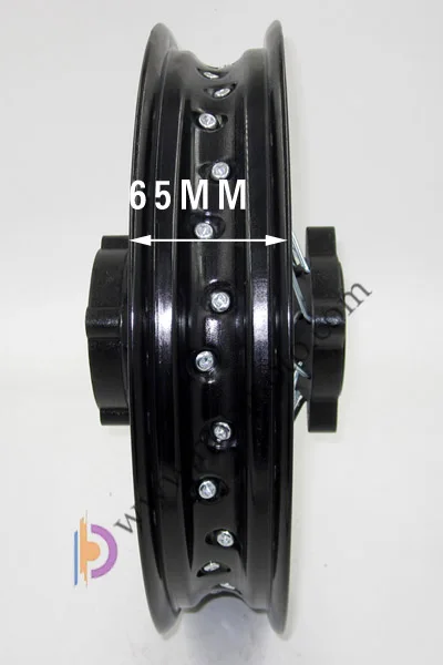 Black Rims 1.85x12"inch For Dirt Bike Pit Bike CRF Kayo BSE Apollo Rear Wheels Spare Parts Aluminum 6000 Alloy