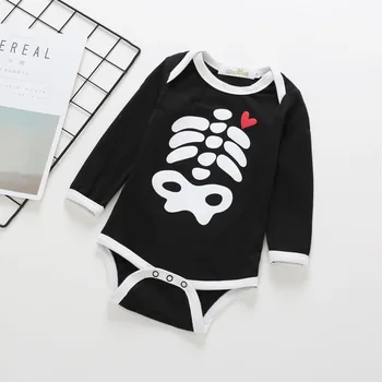 

2019 newborn baby jumpsuit autumn new cotton long-sleeved triangle harong bag fart clothing fashion children's clothes