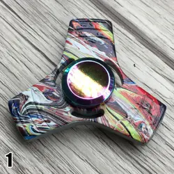 Новый аутизм СДВГ Дети Рождественские подарки сплав Красочные Непоседа Spinner EDC ручной Спиннер Спиннеры для пальцев игрушки Спиннеры Дети