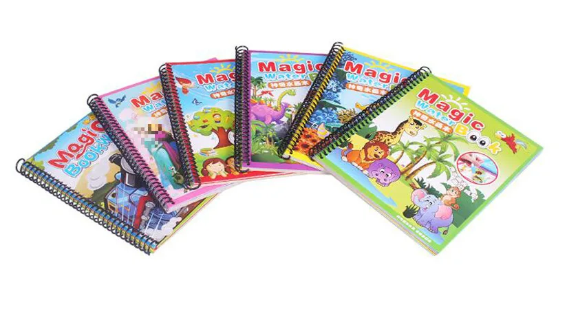 Волшебная водная книга для рисования, раскраска, каракули и волшебная ручка, рисование, доска для рисования для детей, игрушки, подарок на день рождения, GYH