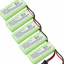 5 × 2.4v 800 900mahコードレス電話のバッテリーユニデンBT-1008 BT1008 BT1021 CPH-515B DCX200 DCX210
