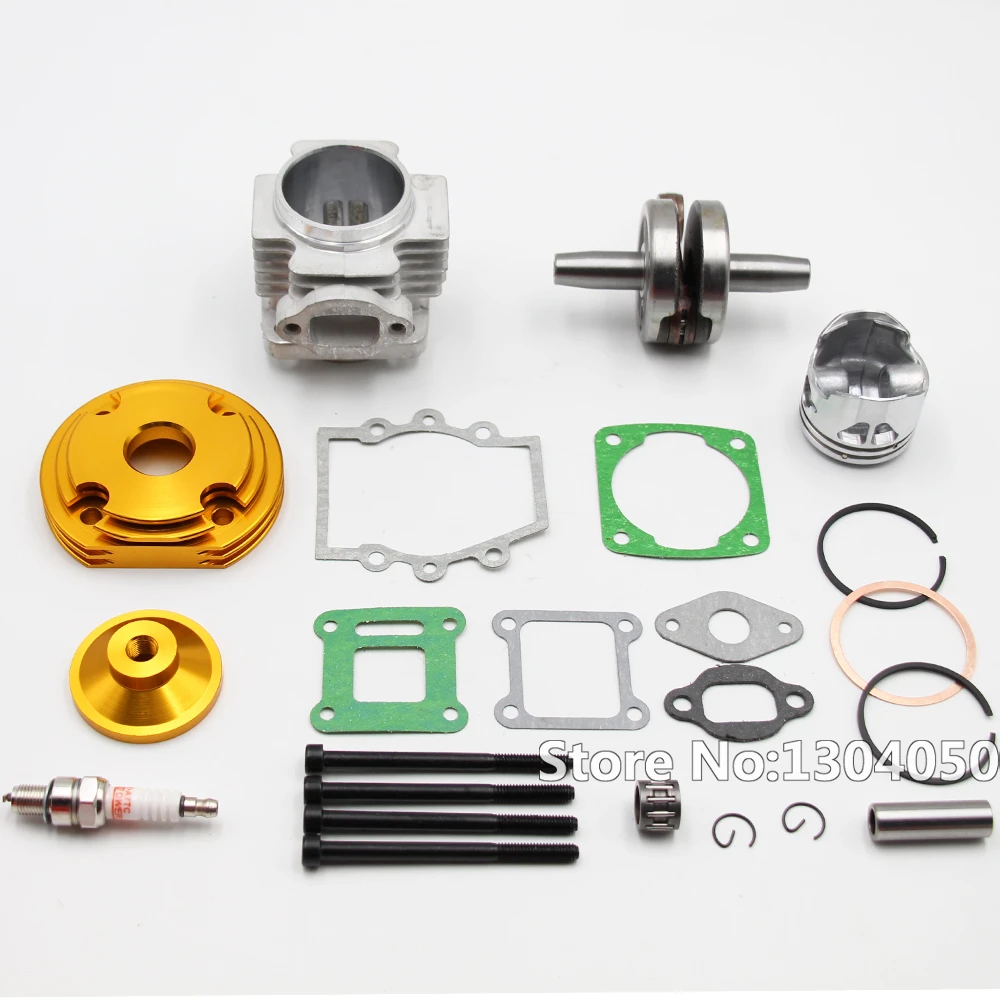 44MM BIG BORE TOP END KIT FOR ATV POCKET BIKE 49CC 2 STROKE STAGE 2 BLUE H CK09B 44MM BIG BORE TOP END KIT FOR ATV POCKET BIKE 49CC 2 STROKE STAGE 2 BLUE H CK09B