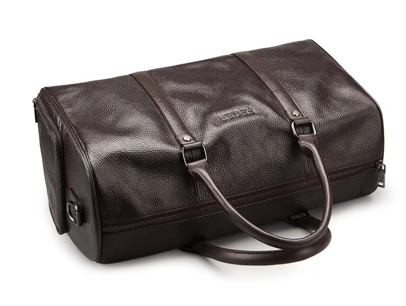 Натуральная кожа, дорожные сумки для мужчин, большая вместительность, портативные мужские сумки через плечо, роскошные брендовые новые винтажные дорожные сумки
