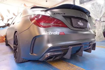 

Woobest rear spoiler lip carbon fiber for Mercedes Benz cia w117 amg