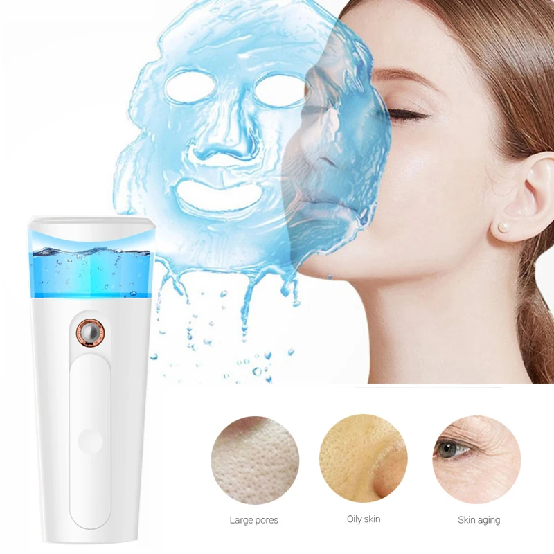 

Portable Mist Sprayer Face Body Nebulizer Steamer Moisturizing Skin Care Tool Mini USB Face Spray Humidifier Beauty Instruments