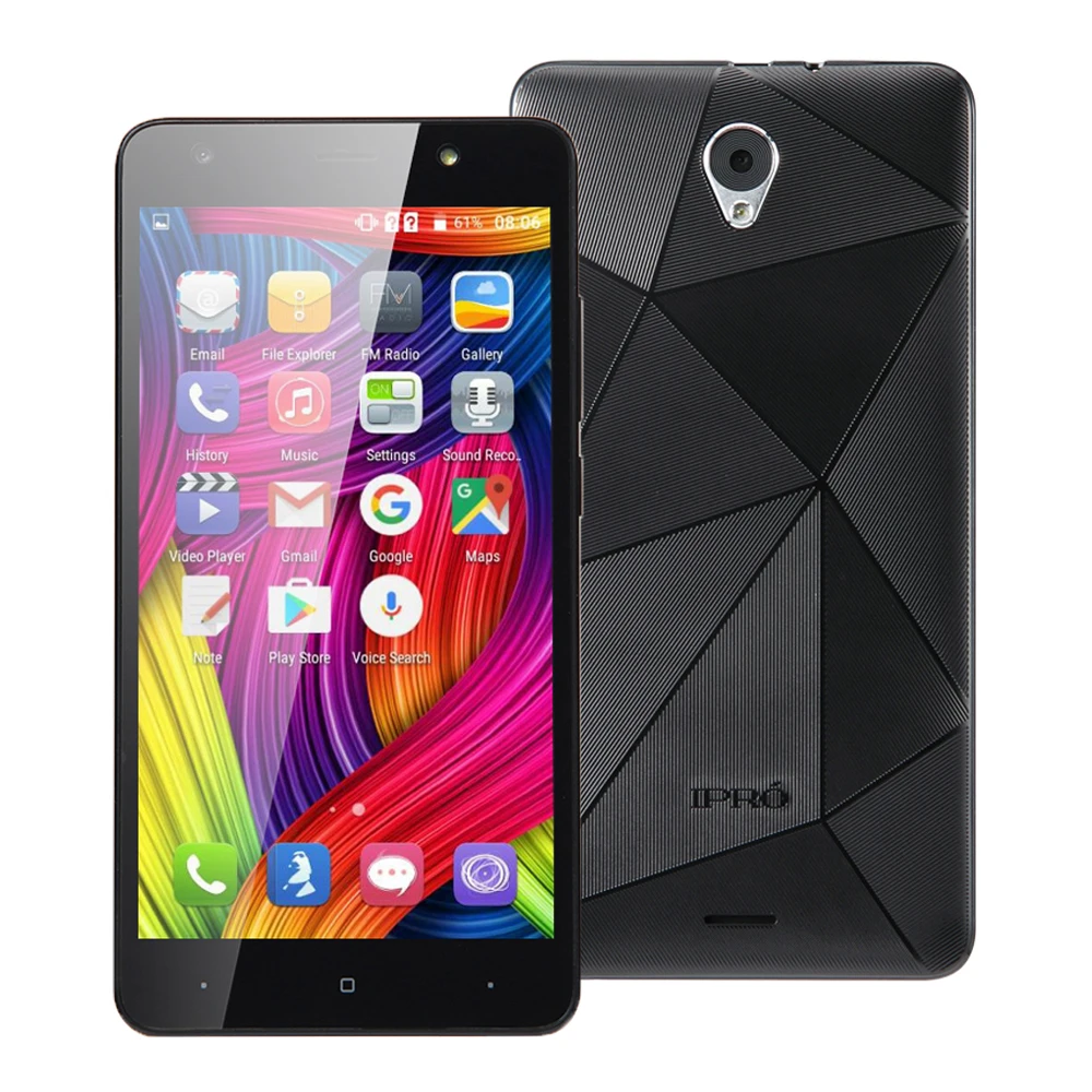 IPRO i9556 3G Mobile Phone GSM WCDMA Micro USB Charger 5 5 Inch Display 1GB RAM
