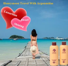 Christmas gifts Arganmidas Moroccan argan oil travel mini hair shampoo and conditioner