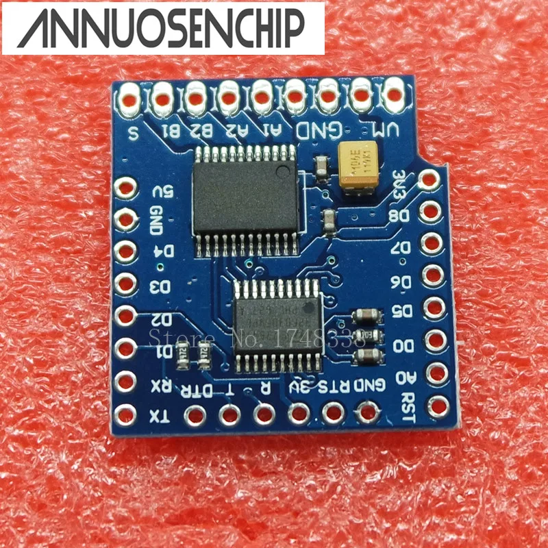 1 шт. TB6612FNG для WeMos D1 mini I2C двойной двигатель драйвер щит модуль с серийным