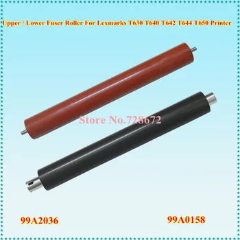 

99A2470 99A0158 3pcs Lower Pressure Roller + 3pcs 99A2036 Upper Fuser Roller for Lexmark T630 T632 T640 T642 T644 T650 T652 T654