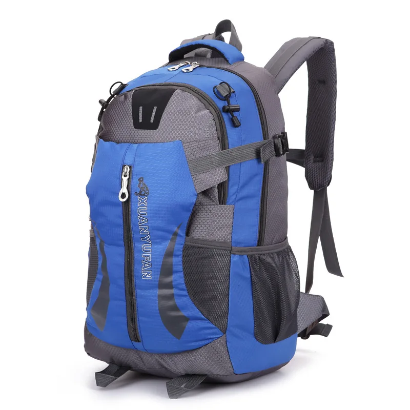 Мужской Водонепроницаемый рюкзак унисекс, рюкзак для путешествий, спортивная сумка, рюкзак для альпинизма, туризма, альпинизма, кемпинга, рюкзак для мужчин - Цвет: Синий