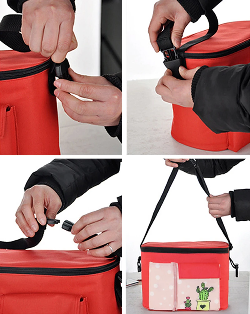 Baby Stroller Bag Multifunction Oxford Mummy Nappy Bags Large Capacity Organizer Milk Bottle Warmer Easy Install Bags BB6042 (14)