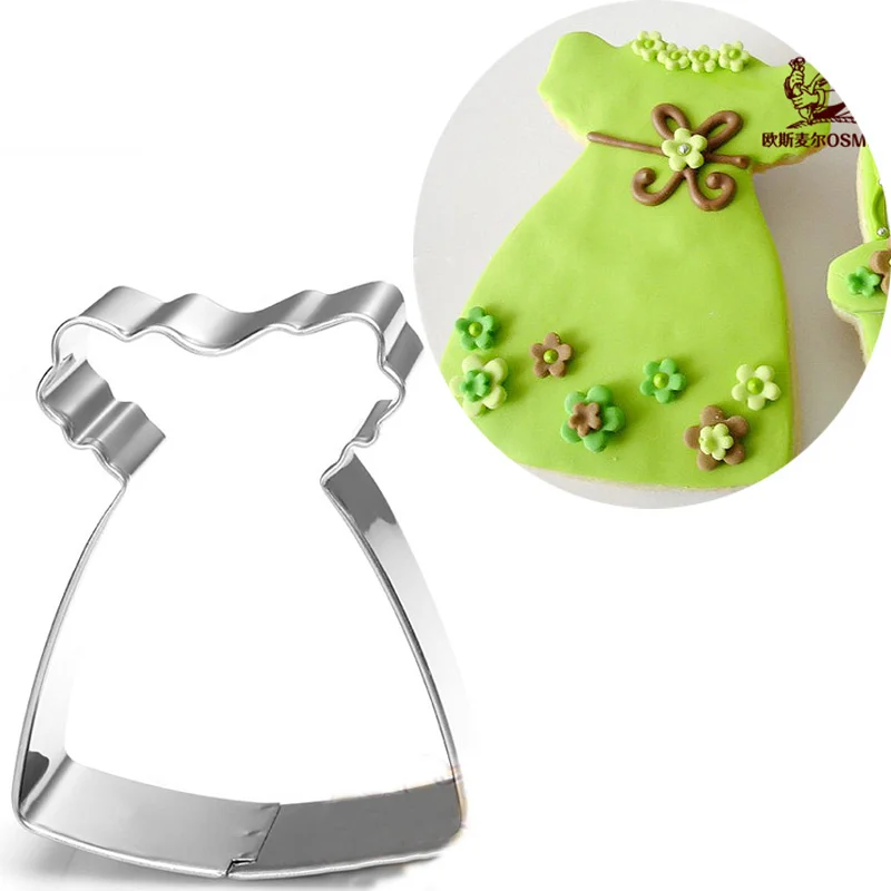 Cookie Cutter Baking Mold 2pcs Baby shower cookie cutter boy clothings and girl dress party patisserie gateau biscuit mold pastry bakeware bread mould