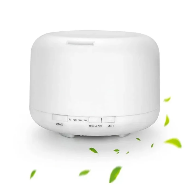 

500ML Aroma Essential Oil Diffuser Aromatherapy Ultrasonic Air Humidifier Cool Mist Maker Aroma Diffuser With 7 Color LED Lights