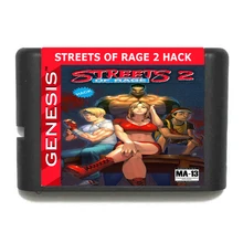 Улиц ярости 2 Hack 23 человек 16 бит MD игровая карта для 16 бит sega MegaDrive Genesis игровая консоль