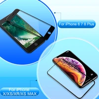 TOMKAS 6D защитное стекло на iPhone 7 6 XS Максимальная защита экрана полное покрытие изогнутое стекло для iPhone 6 s 7 8 плюс X 10 XR
