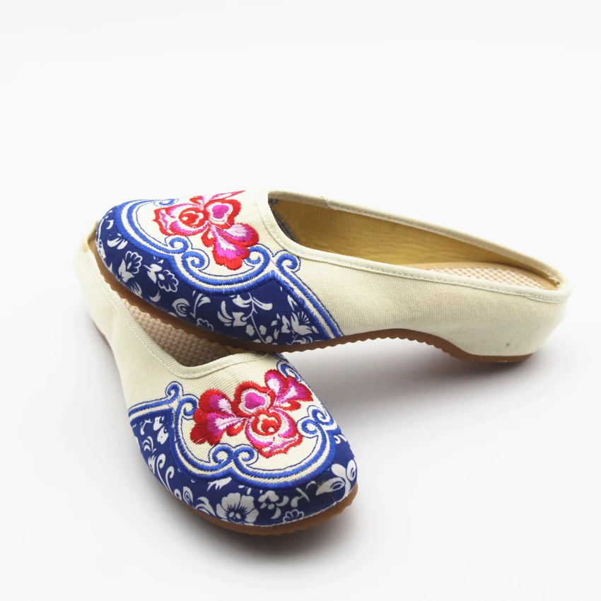 Chanvre Lady Chaussures Mocassins E280 Haute Slip Rétro Femmes Dame b Qualité Casual Sur De Zapatos Plats Mode A Broderie Plates Danse xPwqvY