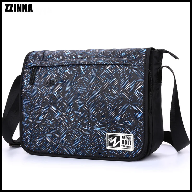 

ZZINNA Sunmer Sling One Over Shoulder Bag for Men Puttable 13" Lap Macbook Small Appearance But Large Capacity Practical for Men