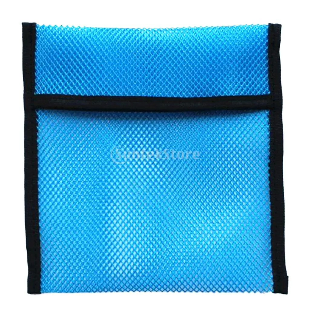 Blue Empty Scuba Diving Snorkeling Weight Pocket Mesh Shot Pouch Bag 1KG or 2KG