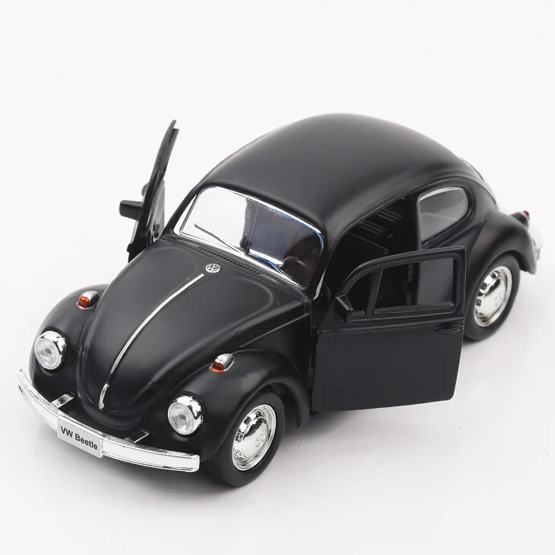 1/36 маленькие DieCasts классические черные Bettle 12 см игрушечные машинки из сплава #
