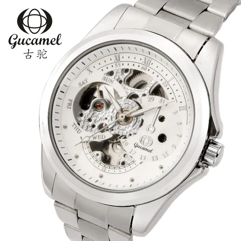 Fashion&Casual Hollow Stainless Steel Male Business Watches Classic Exquisite Skeleton Tourbillon Mechanical Men Wristwatches Fashion&Casual Hollow Stainless Steel Male Business Watches Classic Exquisite Skeleton Tourbillon Mechanical Men Wristwatches