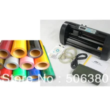 1" Резка плоттера и 20" x10ft ПУ теплообмена винил футболка печать тепла Пресс