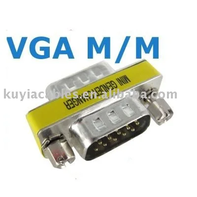 10 шт./лот+ номер для отслеживания 15pin VGA адаптер VGA Переходник VGA мужчинами Разъем Adpater