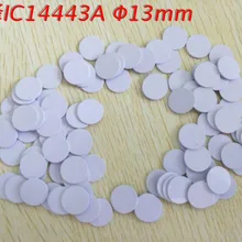 13,56 МГц ISO14443A 13 мм IC M1 Тэги монеты RF пассивные карты