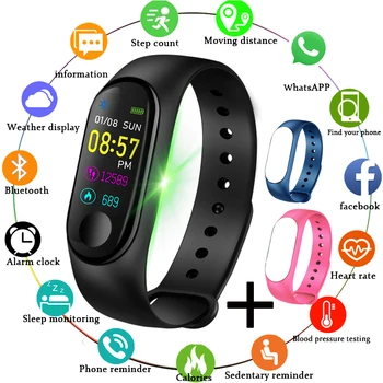 

LIGE 2019 New smart sports wristband Heart Rate Blood Pressure Monitor Smart Watch Men Fitness Tracker Pedometer Smart bracelet