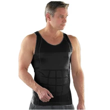 Мужской Корректирующий топ большого размера, Корректирующее белье нижнее белье для похудения сжимающий корсет, животик, талия, тренажер, мужской формирователь тела