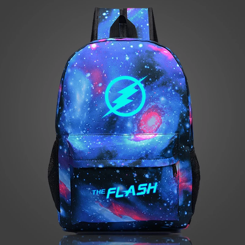 

The Flash Backpack School Bag For Teenagers The Flash Galaxy Luminous Backpack Womens Mens Travel Backpack Laptop Backpack
