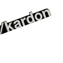 10 шт./лот harman/kardon Hi-Fi динамик аудио динамик 3D алюминиевая эмблема стерео с 43x5 мм