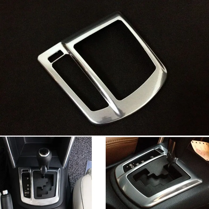 1 шт. хромированная крышка переключения передач в салоне автомобиля подходит для