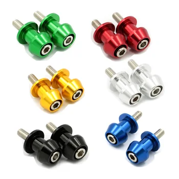 

10mm Thread CNC Swing Arm Stands Screws Bolts Swingarm Spools Slider Bobbins M10 for Kawasaki Ninja ZX 6RR ZX6RR ZX-6RR 98 - 06