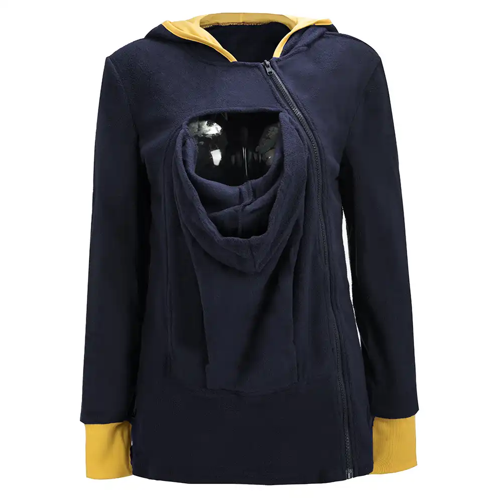 baby holder hoodie