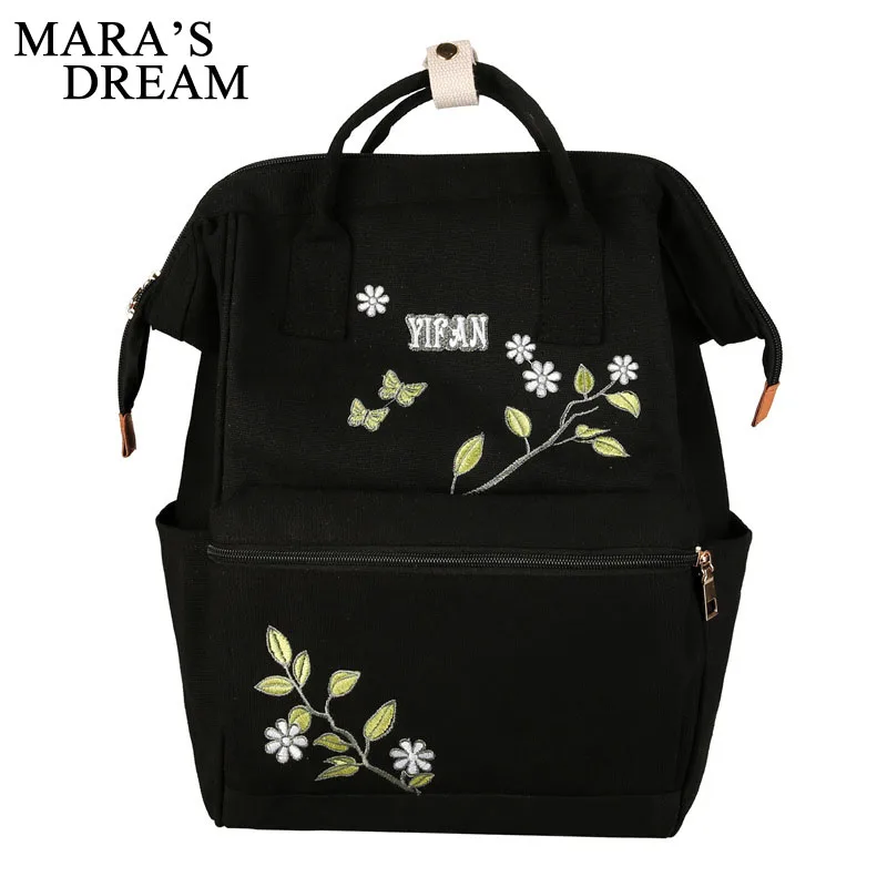 

Mara's Dream Women Backpack For School Teenagers Girls Vintage Stylish School Bag Ladies Canvas Backpack Female Bookbag Mochila